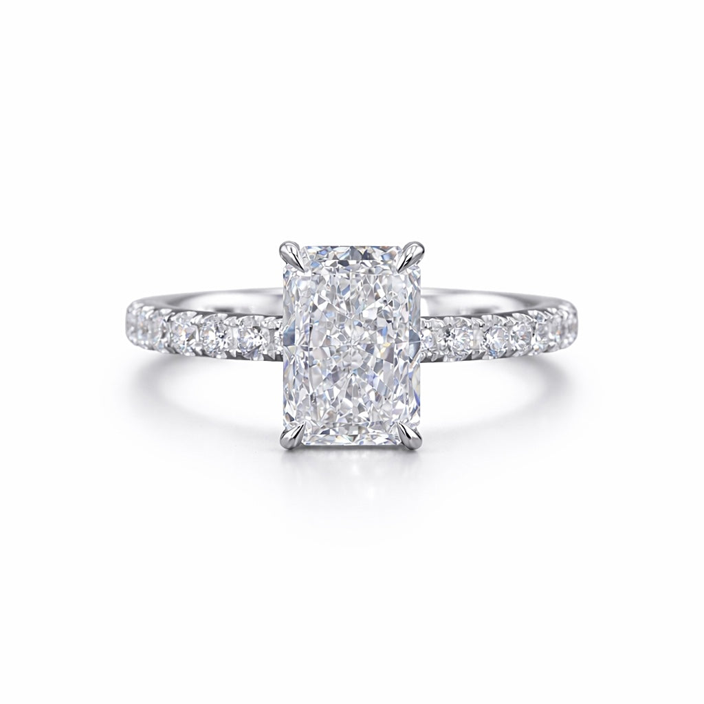 Radiant Cut Lab-Grown Diamond Engagement Ring