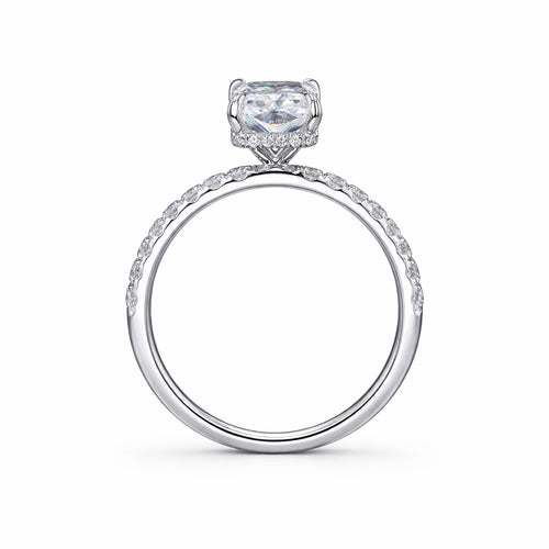 Radiant Cut Lab-Grown Diamond Engagement Ring