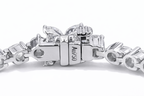 Lab-Grown Diamond Tennis Bracelet – 18K White Gold