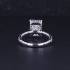 4.01 + CT Radiant Cut Lab-Grown 18K White Gold Diamond Engagement Ring